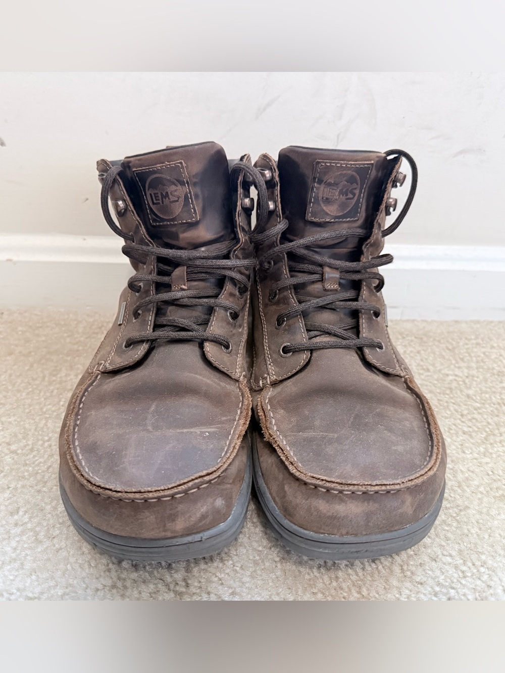 Lems Boulder Boot Grip Waterproof - Dakota Leather - Men's Size 11.5